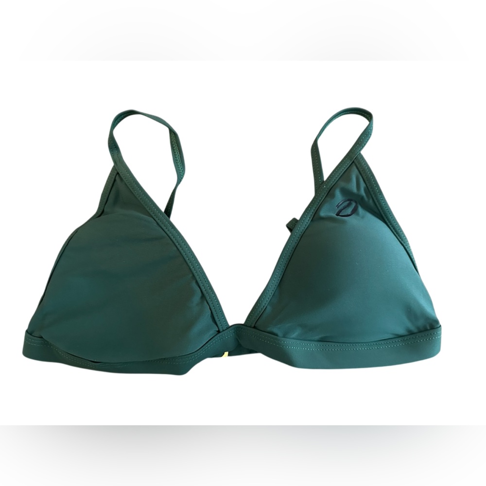 DIXXON NWT Army Green Bikini Top M/L - Picture 1 of 7
